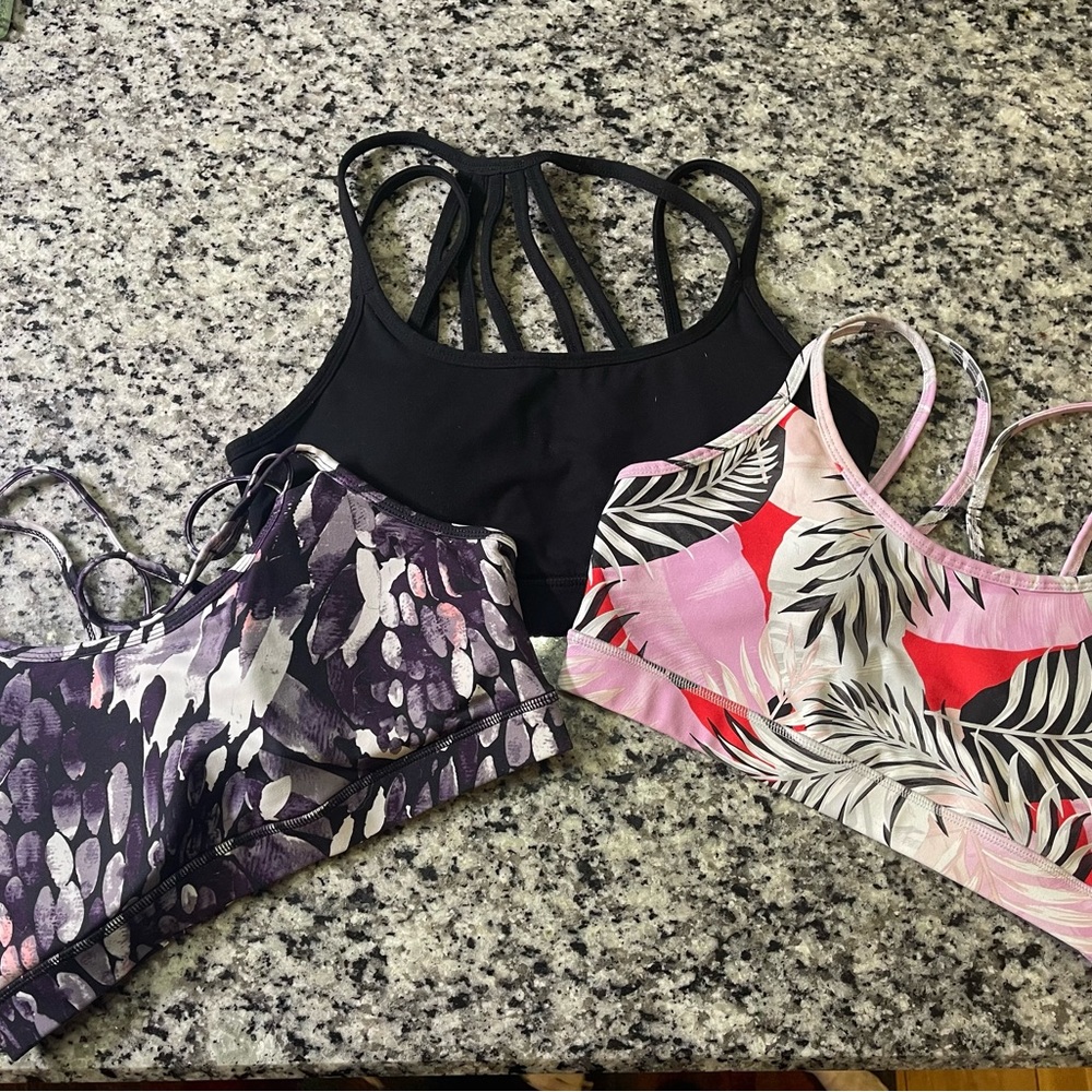 Bundle of 3 size medium Gaiam sports bras